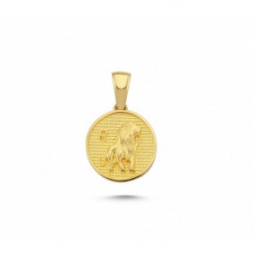 14K LEO CHARM