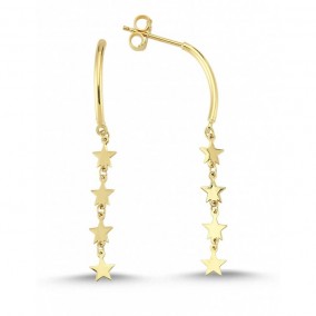 14K RIVER EARRING