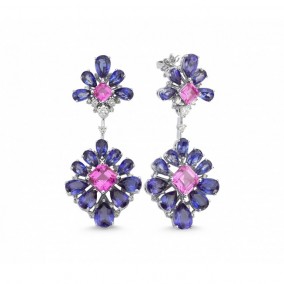 17.24 CT VIOLET EARRING
