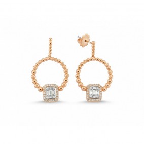 0.63 CT FRANCES EARRING