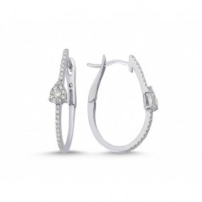 0.35 CT LASAIR EARRING