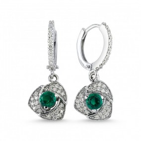 0.78 CT TERAJI EARRING