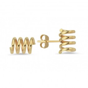 14K NOVA EARRING