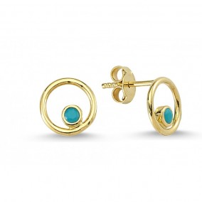 14K LESSI EARRING