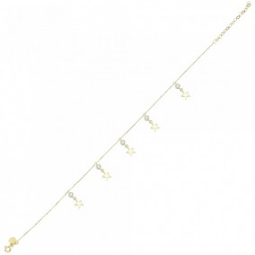 14K CHAMAELEON ANKLET