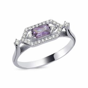 14K LILAC RING