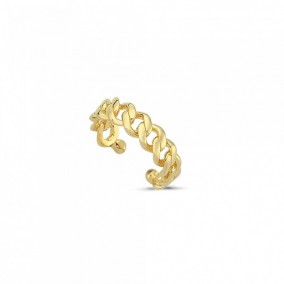 14K LETICIA EAR CUFF 