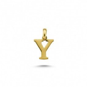 14K Y LETTER CHARM