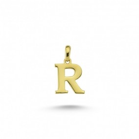 14K R LETTER CHARM
