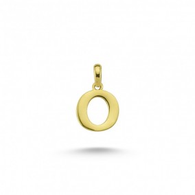 14K O LETTER CHARM