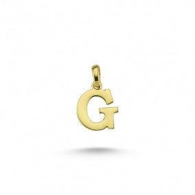 14K G LETTER CHARM