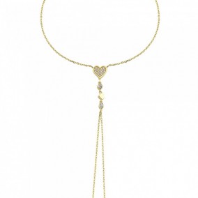 14K MARTINA HAND CHAIN