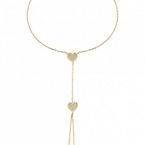 14K GIORGINA HAND CHAIN