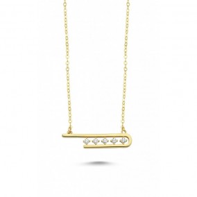 14K SAONARA NECKLACE