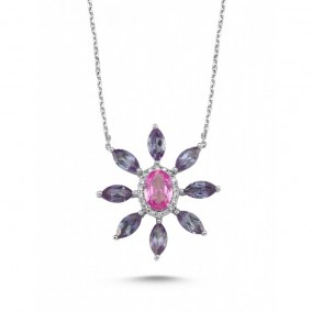 3.85 CT LARKSPUR NECKLACE