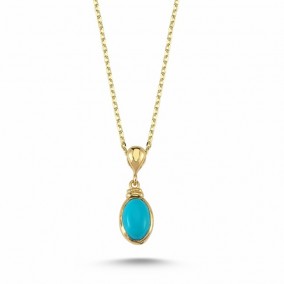 14K PAISLEE NECKLACE